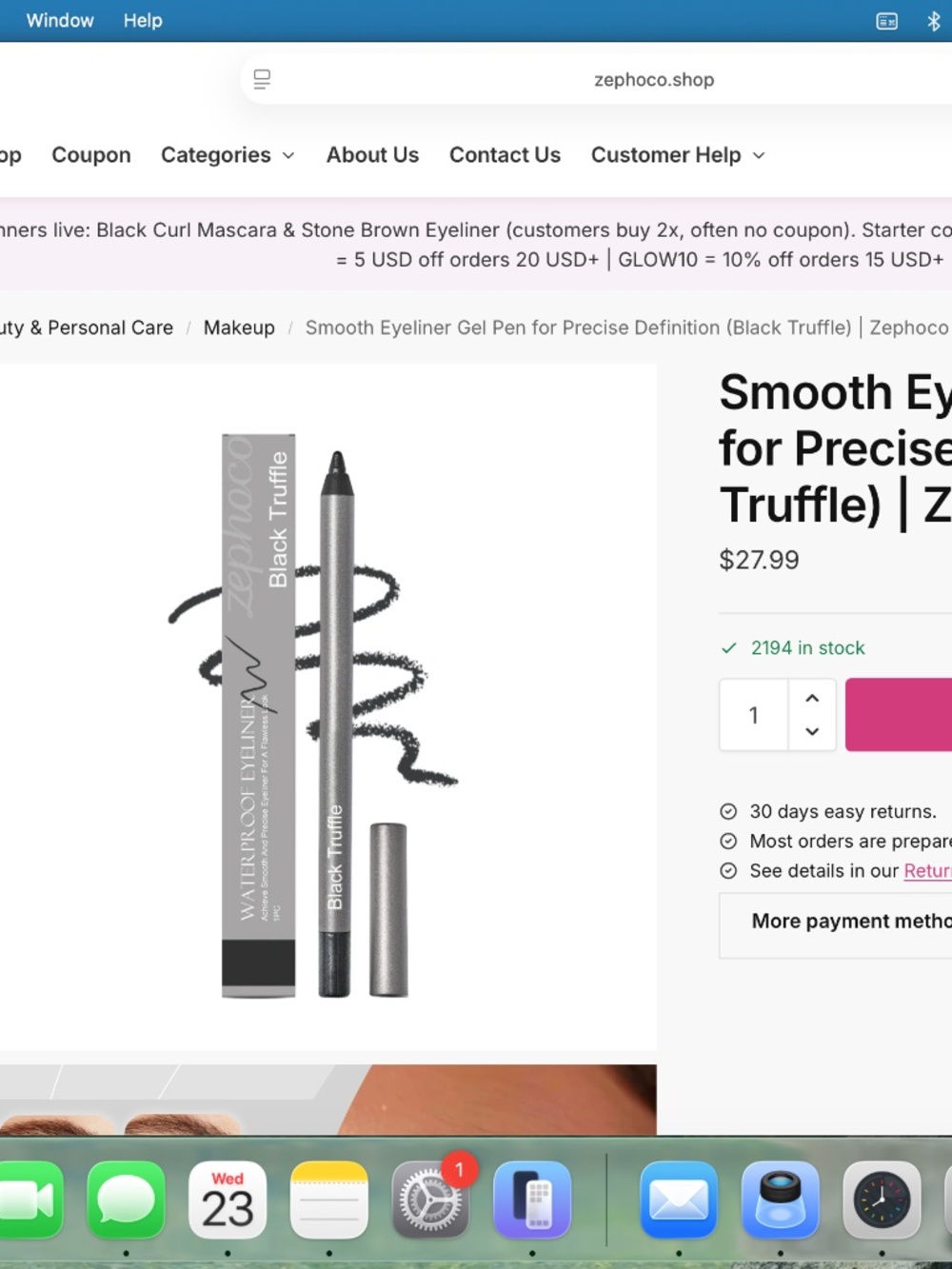 BLACK TRUFFLE EYELINER
